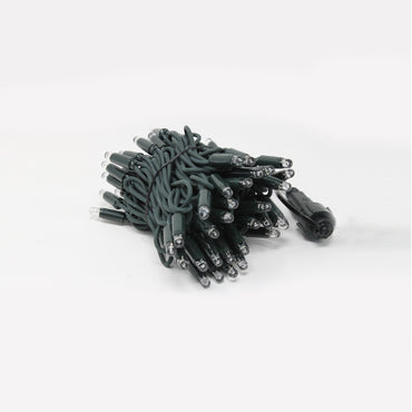 Stringa 5m 230V senza flash | cavo verde | catena 60 led