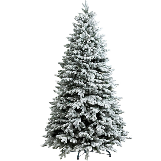 Albero di Natale innevato TOTAL PE | COLORADO LUX SNOW | altezza 210cm - diametro 140cm - rami 1.013