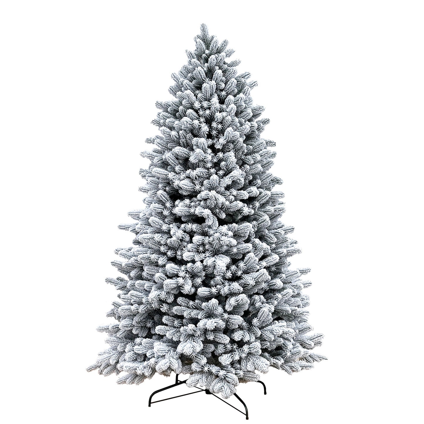 Albero di Natale innevato TOTAL PE | NEVADA LUX SNOW | altezza 210cm - diametro 140cm - rami 1.013