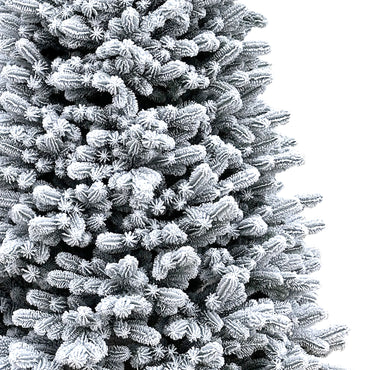 Albero di Natale innevato TOTAL PE | NEVADA LUX SNOW | altezza 210cm - diametro 140cm - rami 1.013