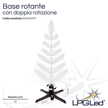 Base Rotante per Albero di Natale