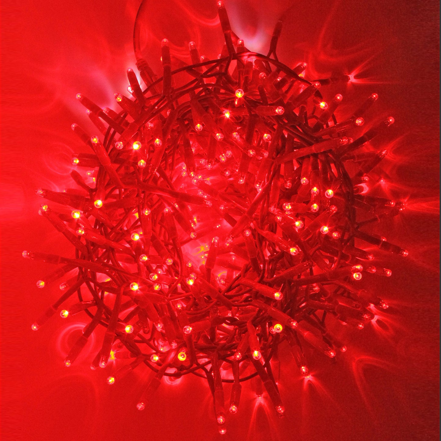 6m garland with flash | red cable | festoon of lights with 360 LEDs (36 flashes)