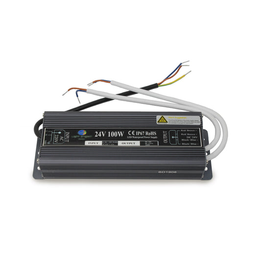 LPGLed voltage transformer | 100 Watts 2 outputs | IP67 | 24V