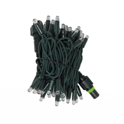 String 5m 230V without flash | green cable | 60 led chain