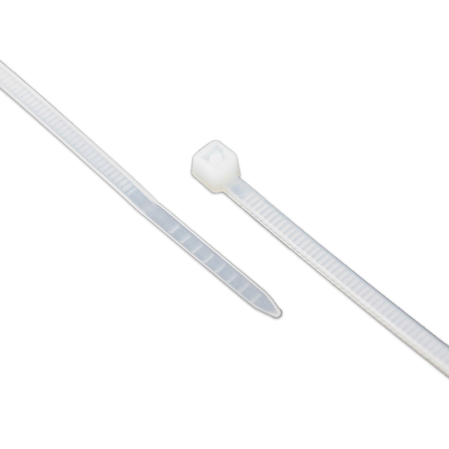 Nylon cable ties | 4x250mm | pack of 100pcs | white