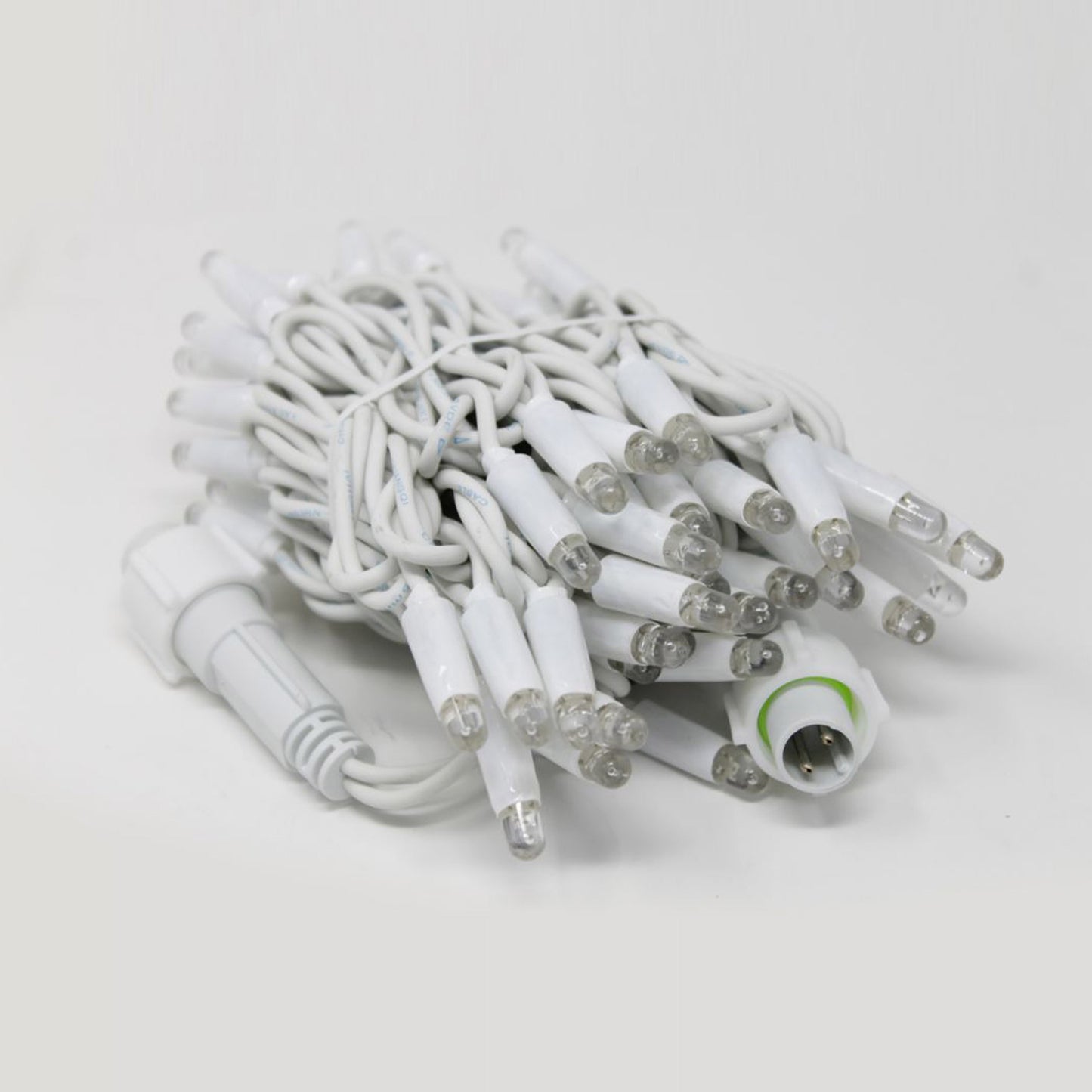 Stringa 5m 230V tutta flash | cavo bianco | catena 50 led flash
