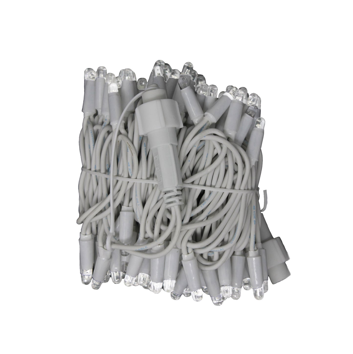 String 10m 24V with flash | white cable | 120 LED chain (20 flashes)