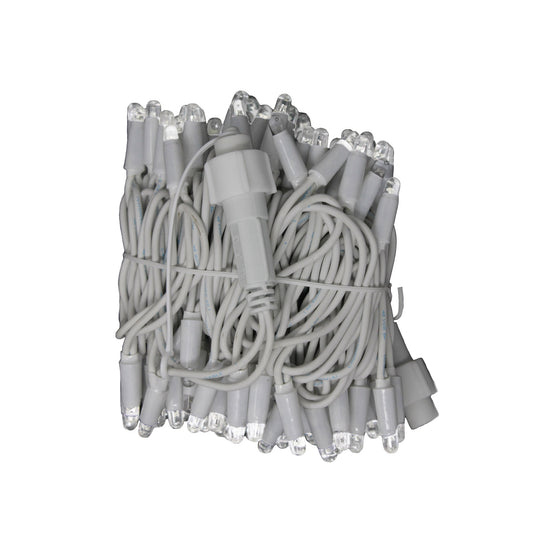 String 10m 230V with flash | white cable | 120 LED chain (20 flashes)