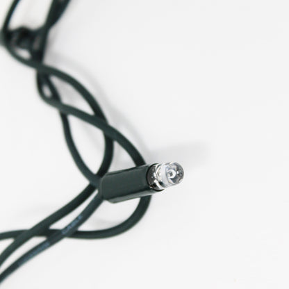 String 10m 230V with flash | green cable | 120 LED chain (20 flashes)