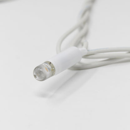 Maxiled string 10m 230V | chain of 50 8mm LEDs | white cable