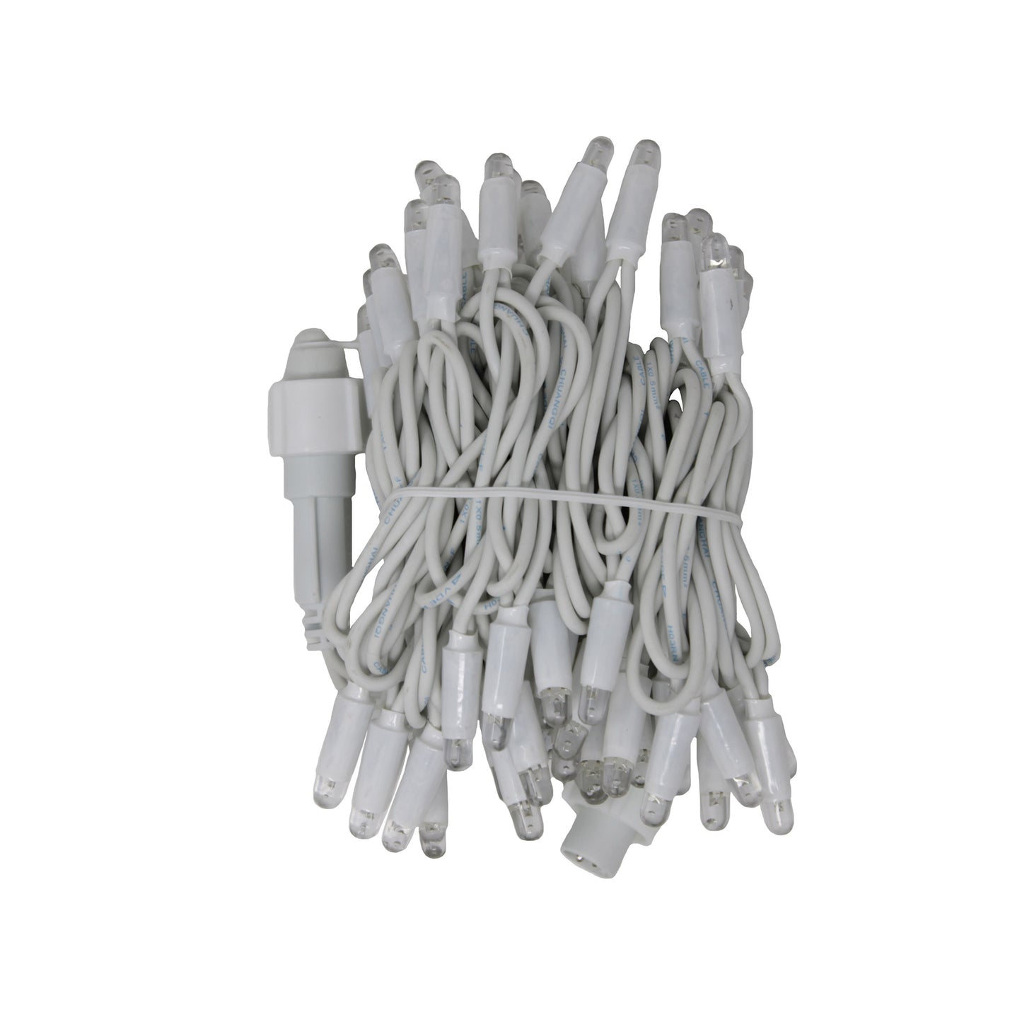 String 5m 230V all flash | white cable | chain of 50 flash leds