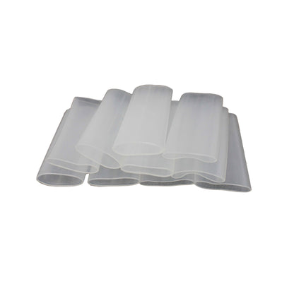 Transparent heat shrink tubing | 8x3.3cm | pack of 10pcs