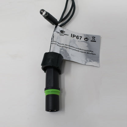 Stringa 5m 230V con flash | cavo verde | catena 60 led (10 flash)