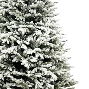 Albero di Natale innevato TOTAL PE | ALASKA SNOW | altezza 220cm - diametro 140cm - rami 1.141