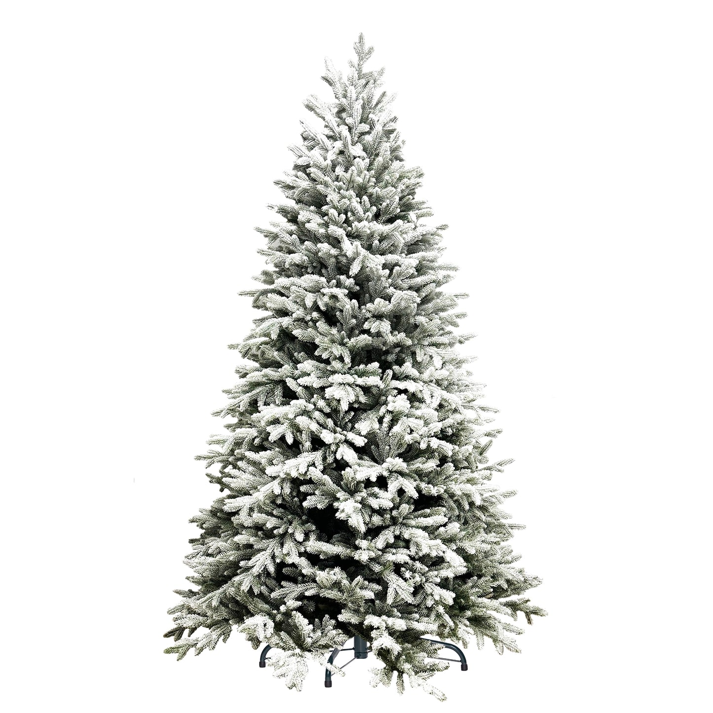 Albero di Natale innevato TOTAL PE | ALASKA SNOW | altezza 220cm - diametro 140cm - rami 1.141