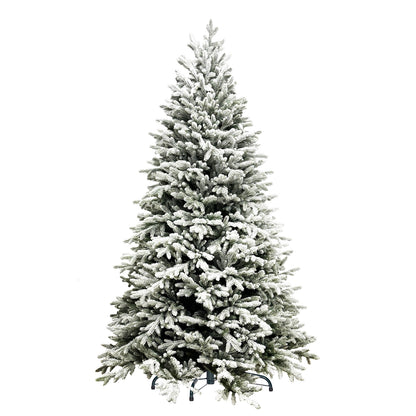 Albero di Natale innevato TOTAL PE | ALASKA SNOW | altezza 220cm - diametro 140cm - rami 1.141