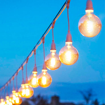 American string light led lights | 10m E27 | for outdoors | BULBS NOT INCLUDED