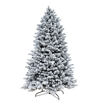 Albero di Natale innevato TOTAL PE | NEVADA LUX SNOW | altezza 210cm - diametro 140cm - rami 1.013