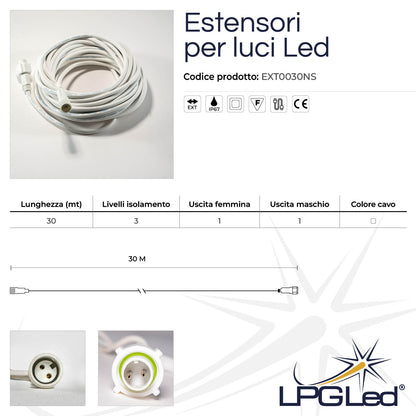 LED light extender | 30 meters | IP67