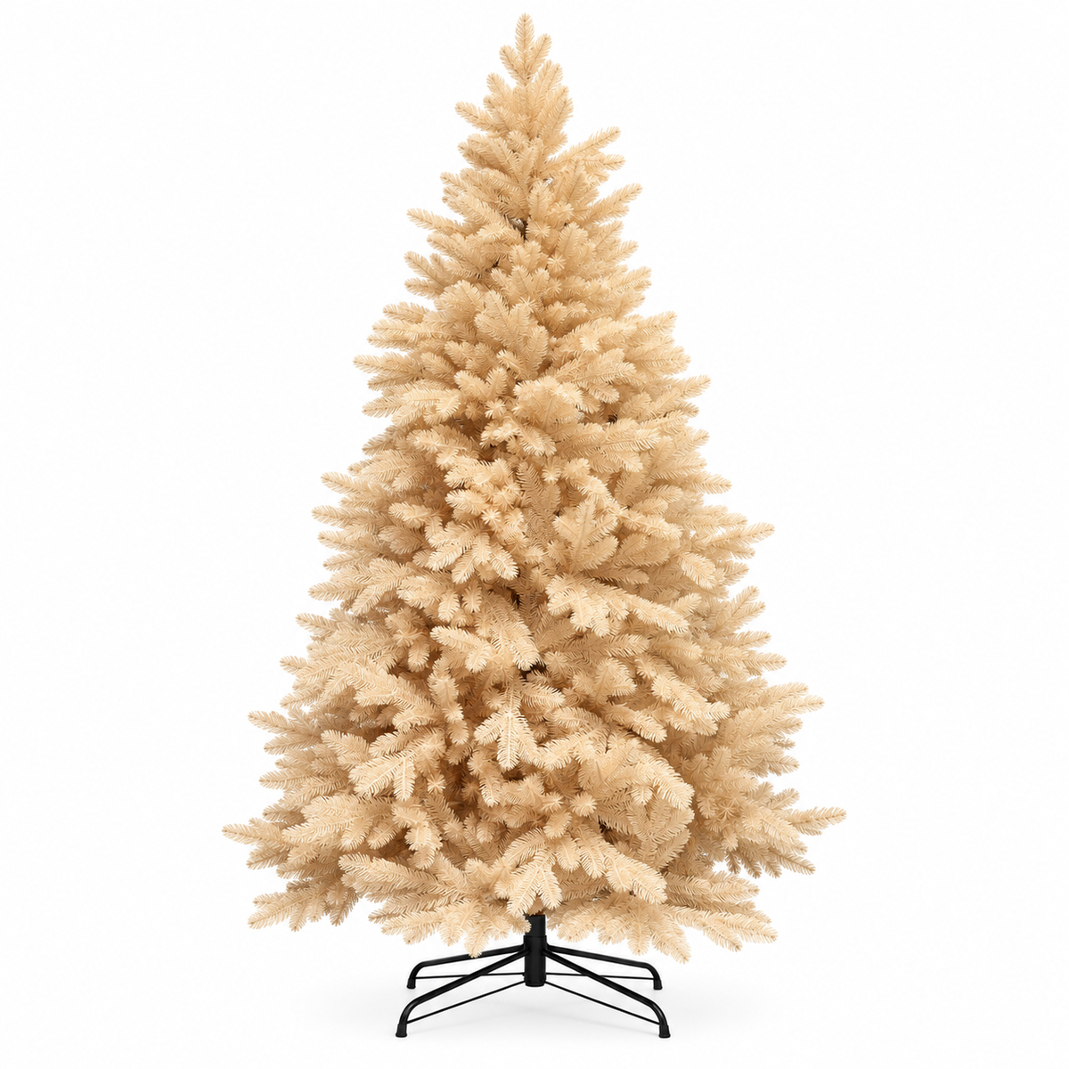 Abete Alpino Elite PE Blush Champagne - Albero di Natale realistico folto rosa champagne