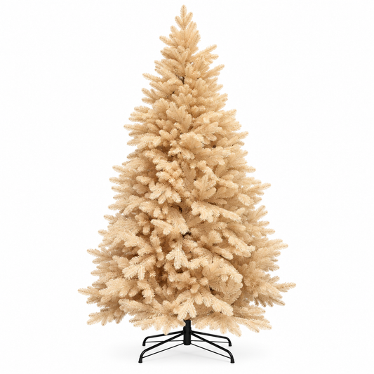 Abete Alpino Elite PE Blush Champagne - Albero di Natale realistico folto rosa champagne