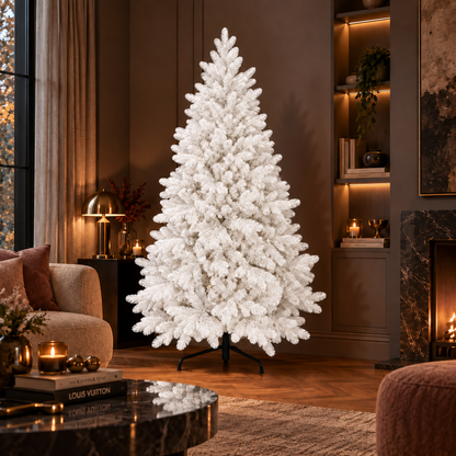 Abete Classico Elite PE - Elegante Albero di Natale Bianco