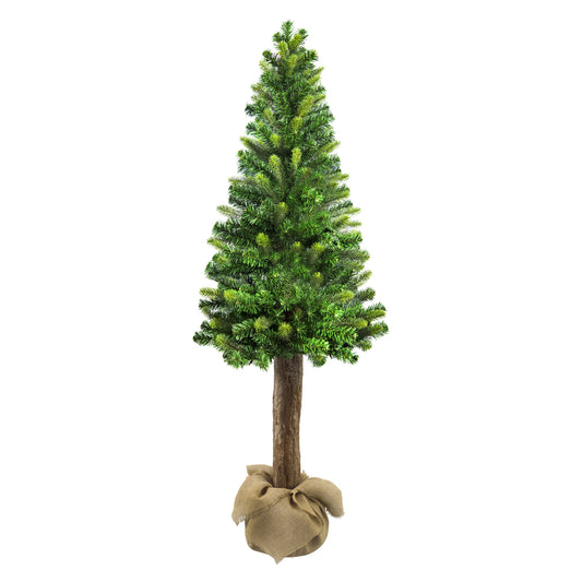 Albero di Natale artificiale con tronco | SEQUOIA MIX PE | da 160cm | rami 157