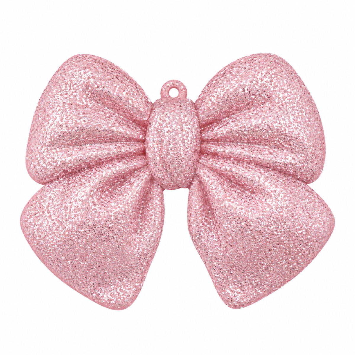 Ciondolo a Fiocco in resina, Decorazione albero di Natale Elegante, colore Rosa – addobbi natalizi eleganti Merry Worlds, foto 4