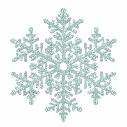 Fiocco di Neve Grande per Albero di Natale 20cm, colore Azzurro – decorazioni per albero di Natale Merry Worlds, foto 5