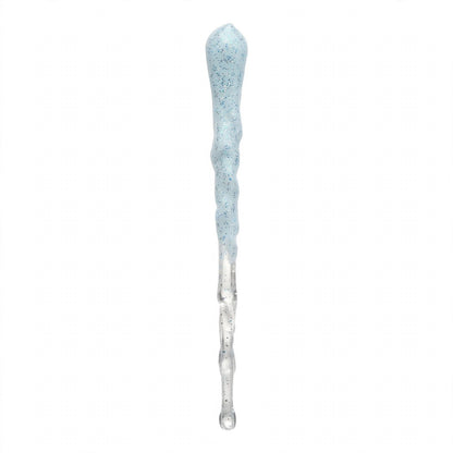 Ghiacciolo realistico in resina, Decorazione albero di Natale 18cm, colore Azzurro – addobbi natalizi eleganti Merry Worlds, foto 5